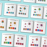 Visual focus training workbook set for early learning