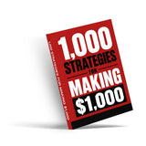 1,000 Strategies for Making $1,000 - angled paperback cover