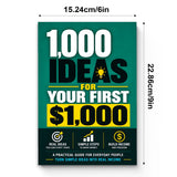 1,000 Ideas for Your First $1,000 - cover and dimensions