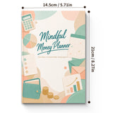 Mindful Money Planner - cover and product dimensions