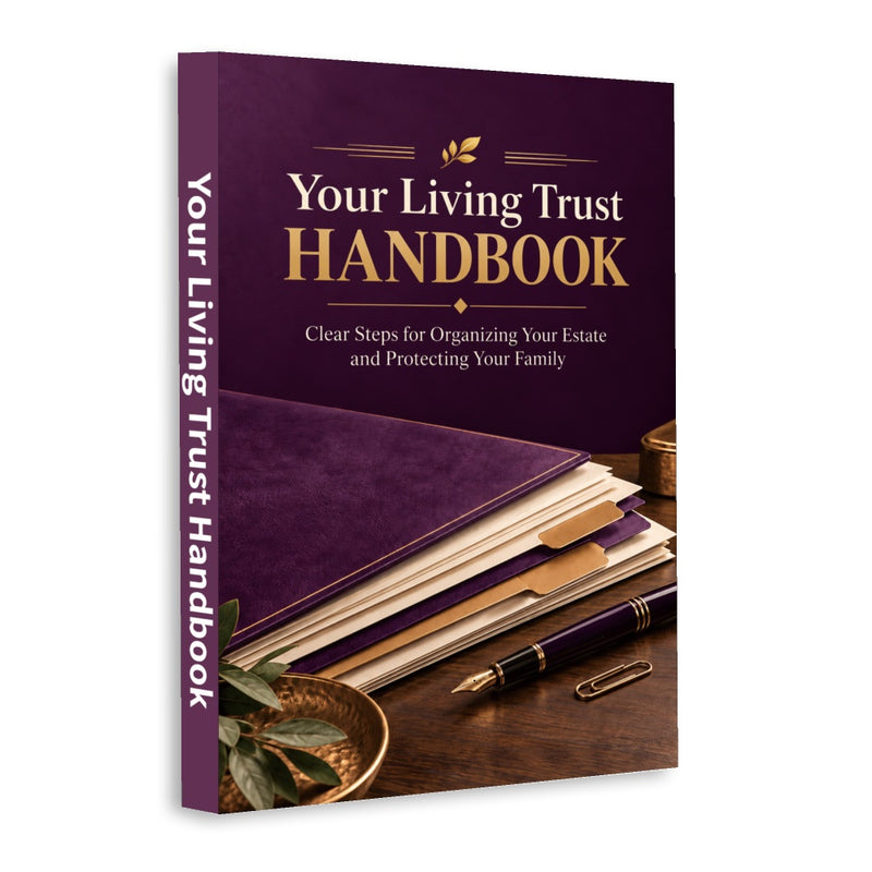Your Living Trust Handbook: Organizing Your Estate - front cover