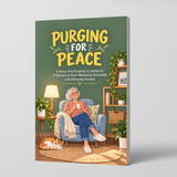 Purging for Peace: The Stress-Free Guide to Decluttering Your Life, Letting Go of Decades of Stuff, and Finding Freedom - front cover