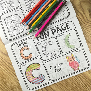 Fun and Easy Alphabet Learning Workbook - Unlock Your Child's Potential in Reading and Writing! style36