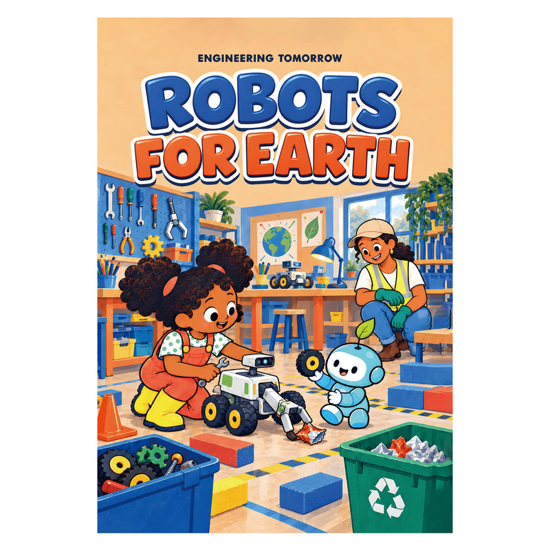 Engineering Tomorrow: Robots for Earth, Book 2 - front cover