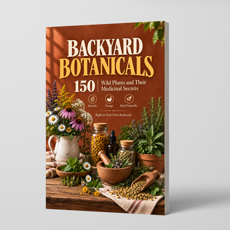 Backyard Botanicals: 150 Wild Plants and Traditional Uses - front cover