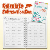 Children practicing take-away math facts