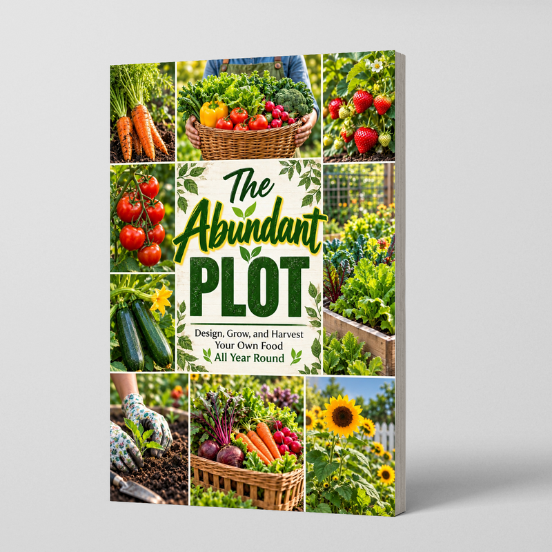 The Abundant Plot: Grow and Harvest Food All Year Round - front cover