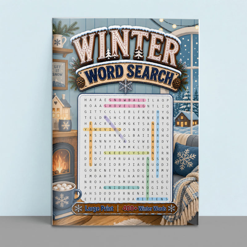 Let It Snow Word Search - front cover
