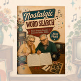 Nostalgic Word Search - front cover