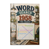 Vintage Word Search - front cover