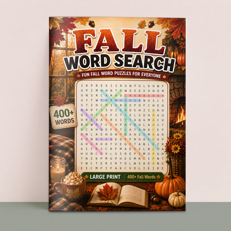 Fall Word Search - front cover