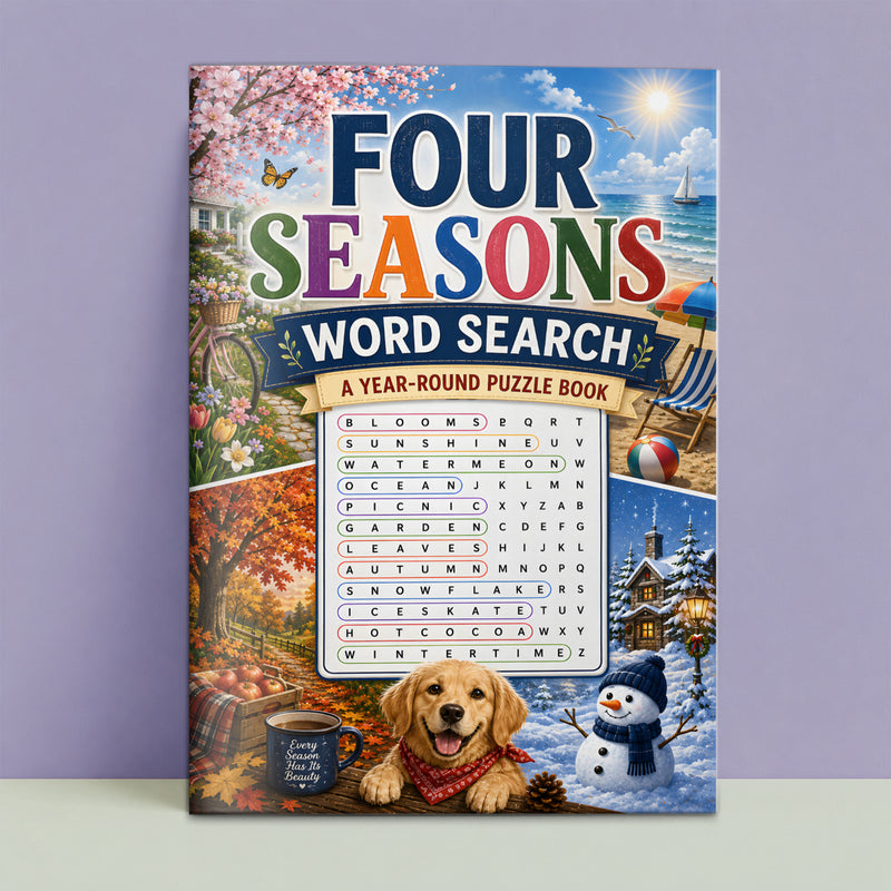 Four Seasons Word Search - front cover