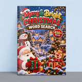 Merry & Bright Christmas Word Search - front cover