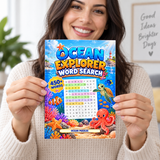 Ocean Explorer Word Search - front cover