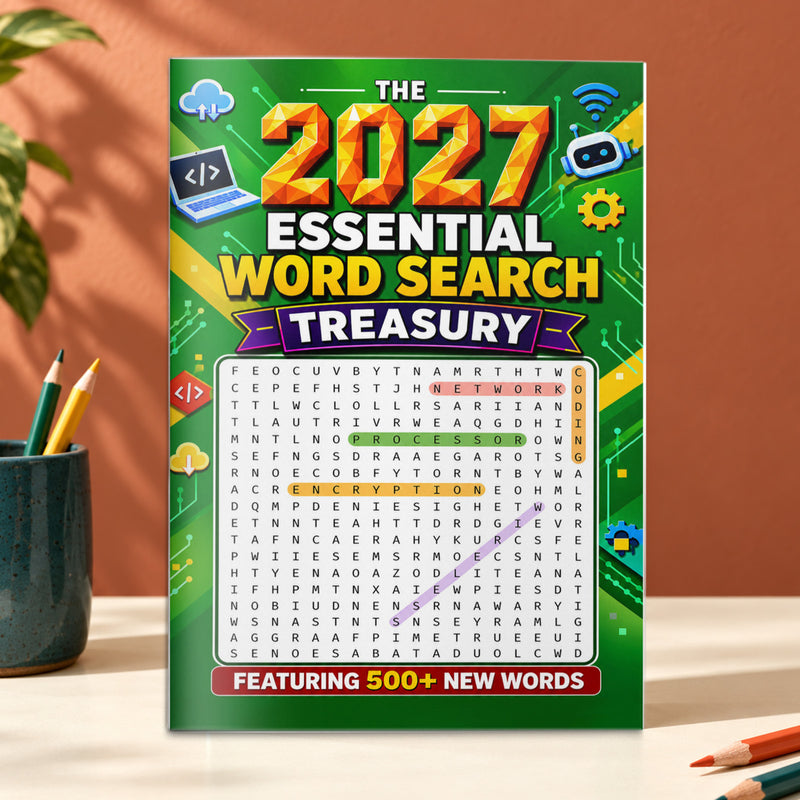 The 2027 Essential Word Search Treasury - front cover