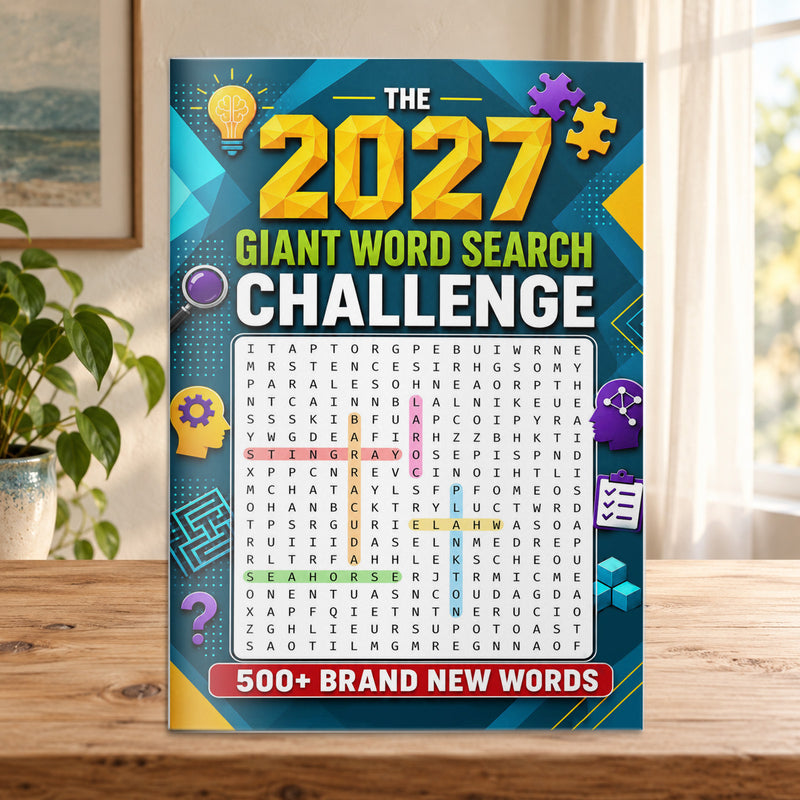 The 2027 Giant Word Search Challenge - front cover