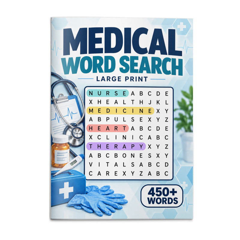 Medical Word Search - front cover