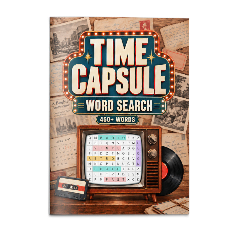 Time Capsule Word Search - front cover