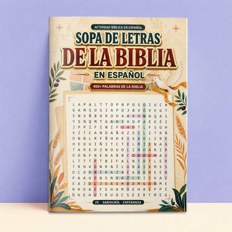Sopa de Letras de la Biblia en Espanol printed book product image 1, ISBN 9798907000544